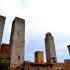 fotografía de torres Gemelas de San Gimignano