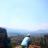 fotografía de mirador alto de Meteora
