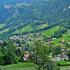 fotografía de valle de Lauterbrunnen en Suiza